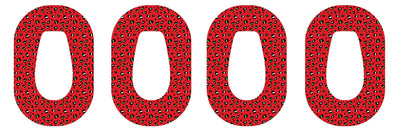 Holiday Leopard Dexcom G6 Patch Tape - Pump Peelz