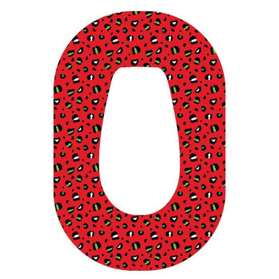 Holiday Leopard Dexcom G6 Patch Tape - Pump Peelz