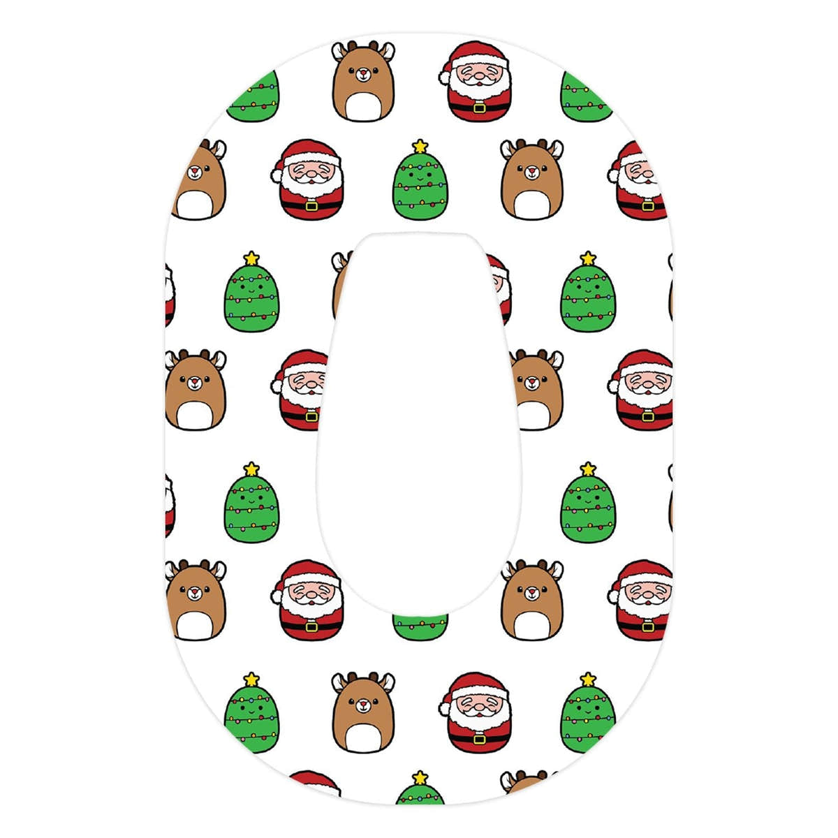 Holiday Squishies Dexcom G6 Patch Tape - Pump Peelz