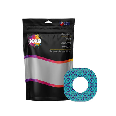 Holiday Stars Dexcom G7 and Stelo Patch Tape - Pump Peelz
