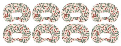 Holly Berries Medtronic Guardian Connect Patch Tape - Pump Peelz