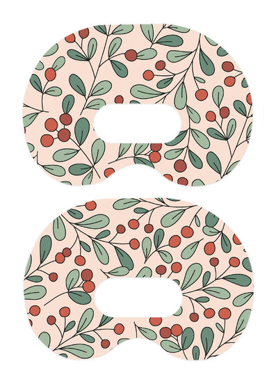 Holly Berries Medtronic Guardian Connect Patch Tape - Pump Peelz