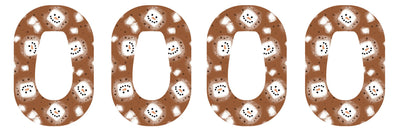 Hot Cocoa Dexcom G6 Patch Tape - Pump Peelz