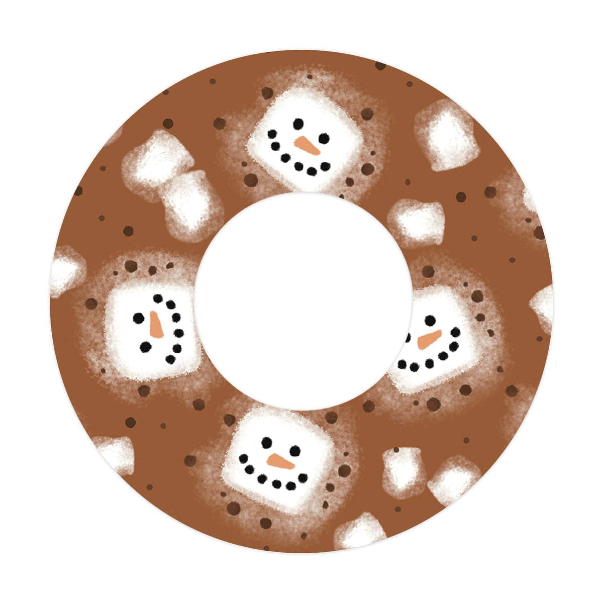 Hot Cocoa Patch  Tape Designed for the FreeStyle Libre 2