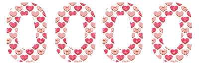 I Heart Donuts Dexcom G6 Patch Tape - Pump Peelz