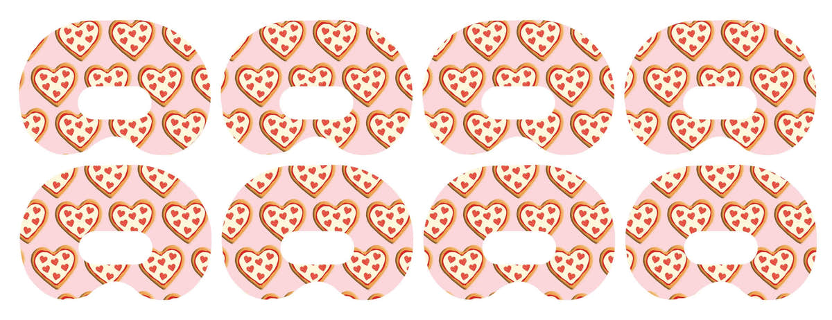 I Heart Pizza Medtronic Guardian Connect Patch Tape - Pump Peelz