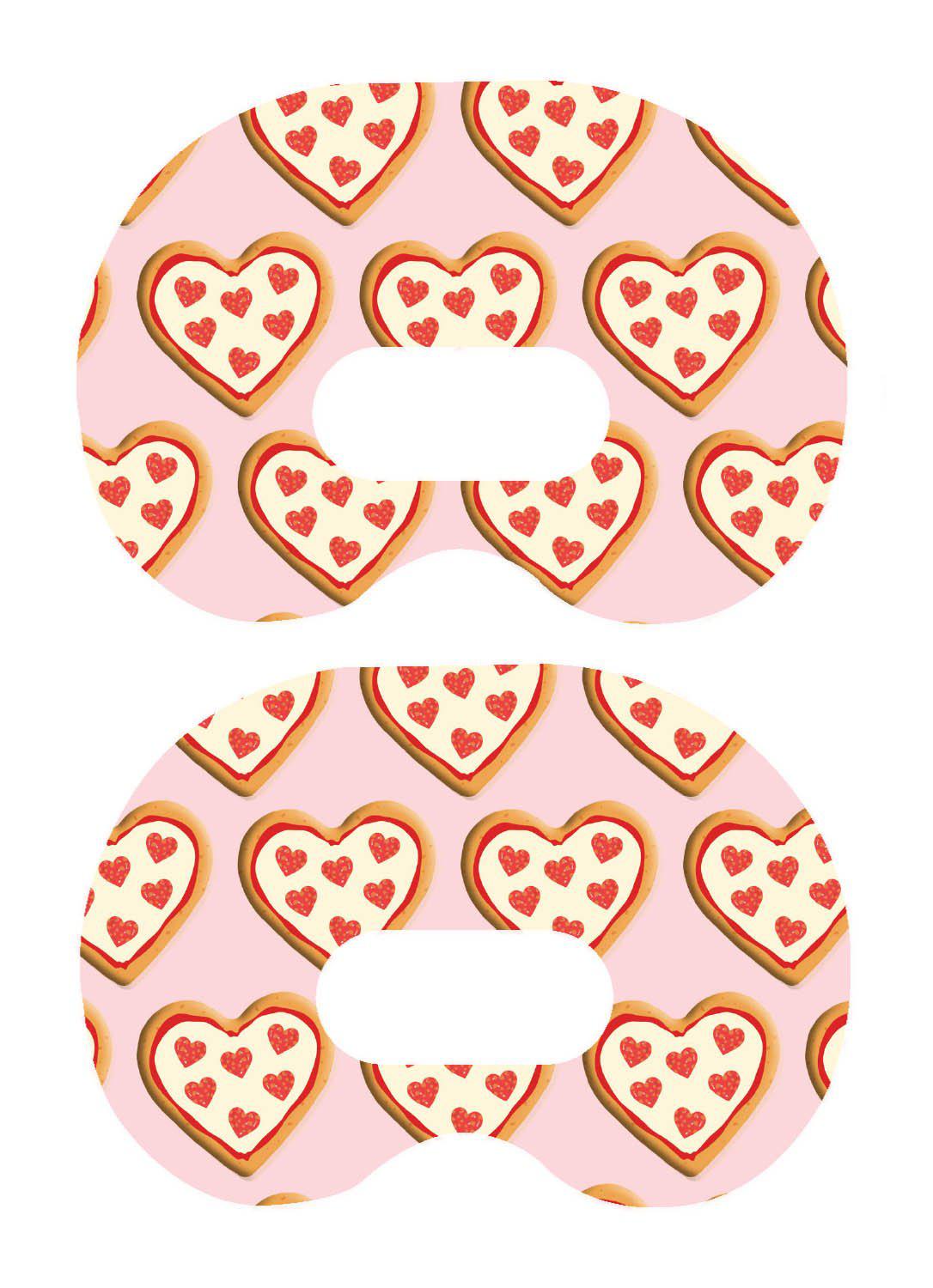 I Heart Pizza Medtronic Guardian Connect Patch Tape - Pump Peelz