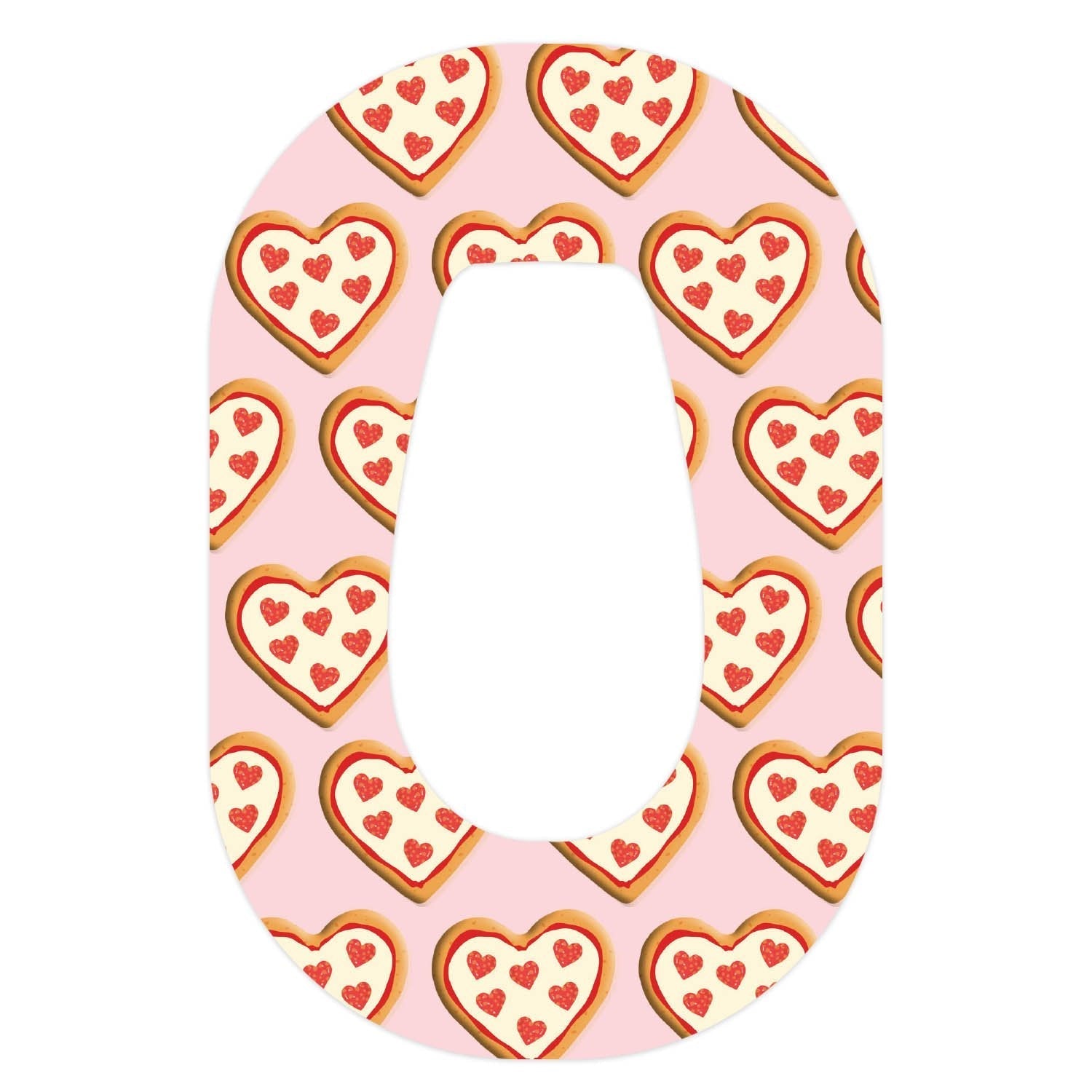 I Heart Pizza Dexcom G6 Patch Tape - Pump Peelz