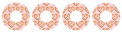 I Heart Pizza for Patch  Freestyle Libre and Universal Infusion Set Tape