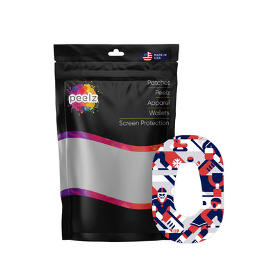 Ice Hockey Dexcom G6 Patch Tape - Pump Peelz