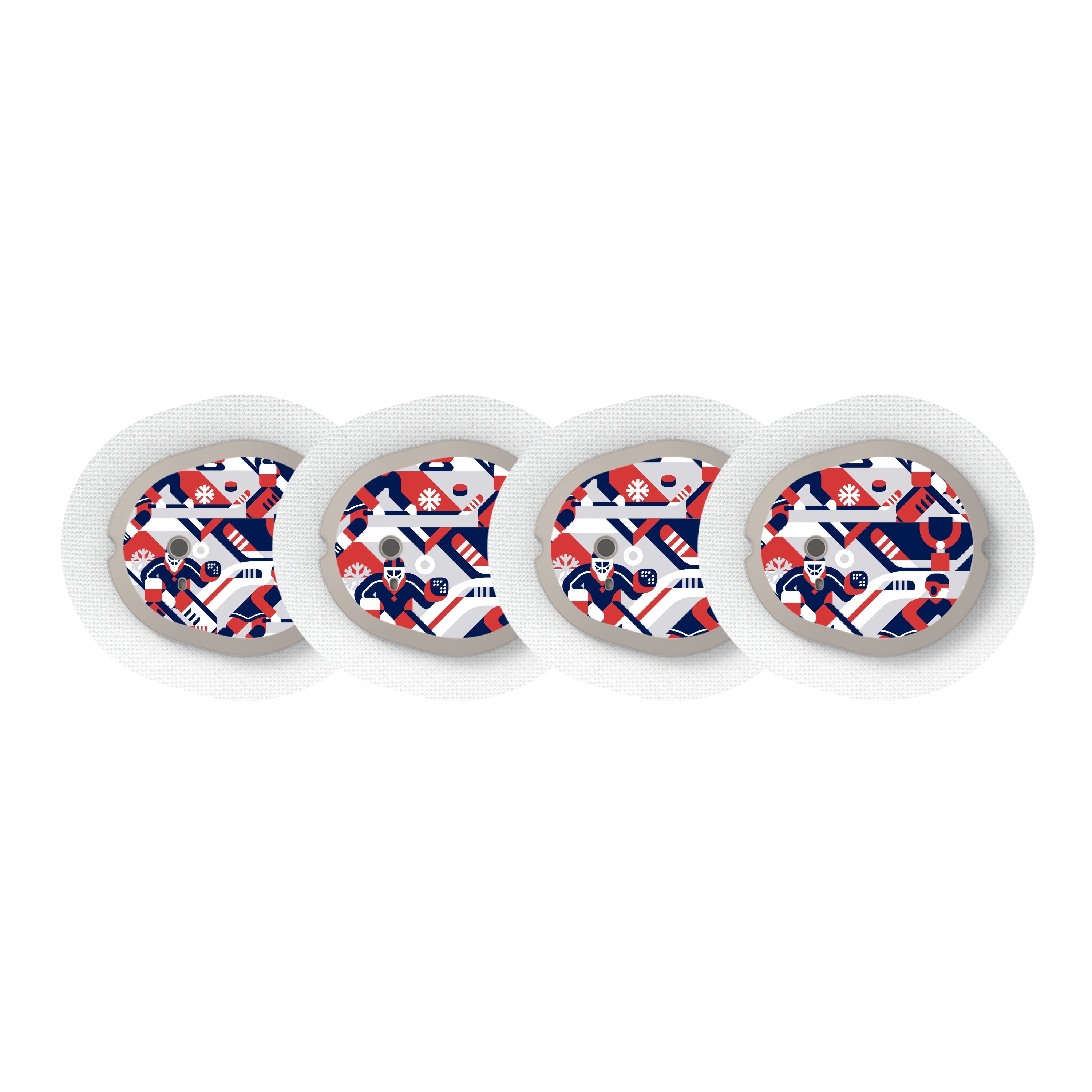 Ice Hockey Sticker Designed for the DEXCOM G7 and Stelo Transmitter