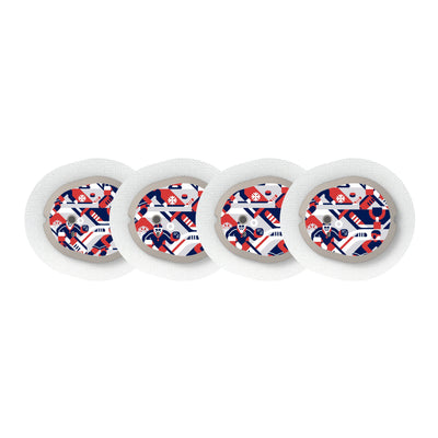 Ice Hockey Sticker Designed for the DEXCOM G7 and Stelo Transmitter