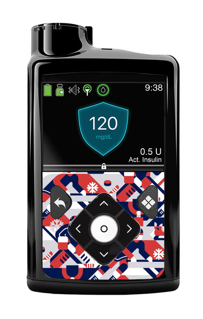 Ice Hockey Sticker for Medtronic MiniMed 770G & 780G