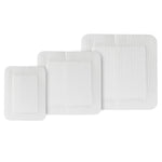 Medpride Gauze Island Dressing Sterile 2"x3.5" Wound Dressing with Adhesive, 50/Box, Case of 6 (300 Count)