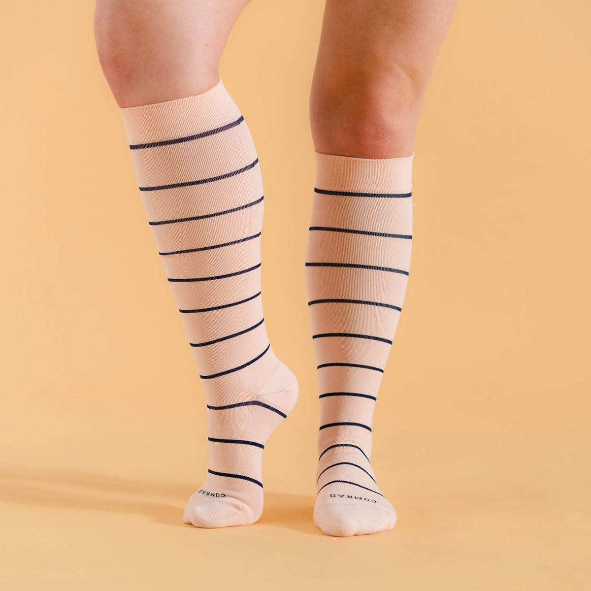 Knee-High Compression Socks - Stripes