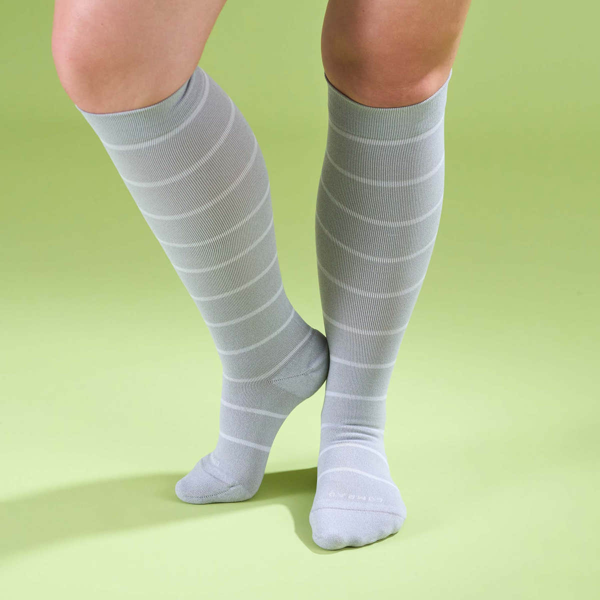 Knee-High Compression Socks - Stripes