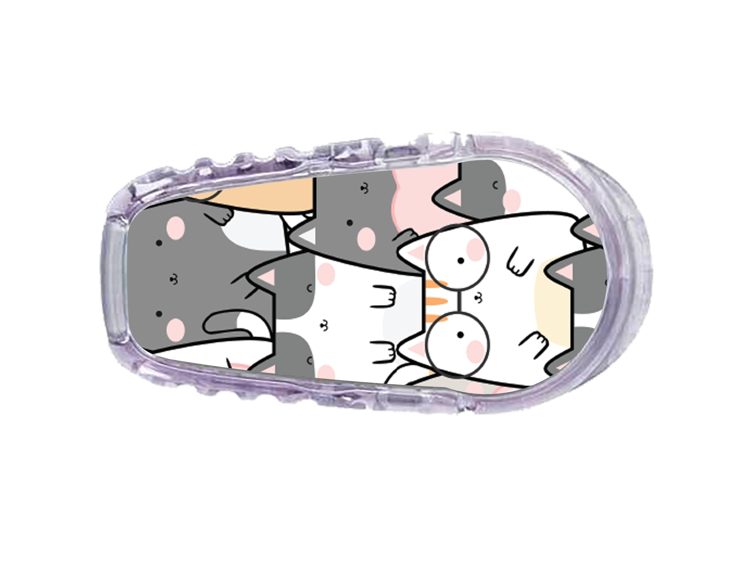 Kitty Cartoon Dexcom G6 Transmitter Sticker