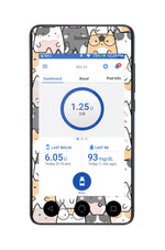 Kitty Cartoon Sticker for Omnipod DASH® PDM – Pump Peelz