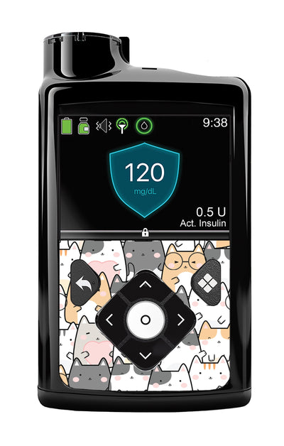 Kitty Cartoon for Medtronic MiniMed 770G & 780G