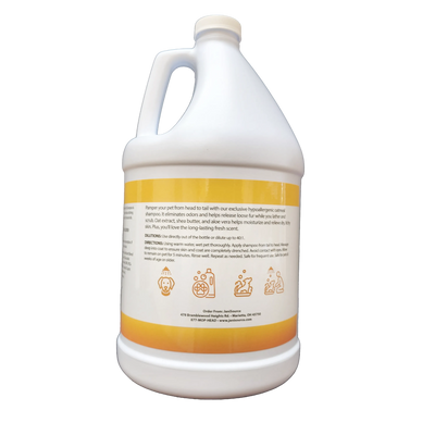 KittyPups Natural Oatmeal Pet Shampoo, Concentrated Gallon