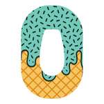 Ice Cream Social Dexcom G6 Patch Tape - Pump Peelz