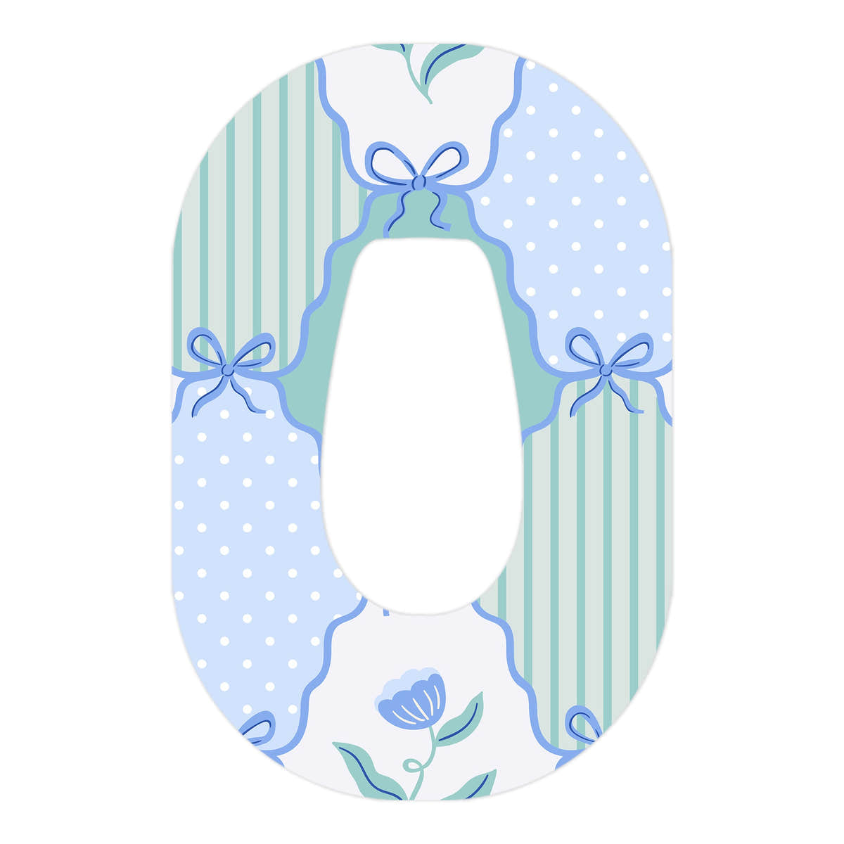 Cottage Bows Dexcom G6 Patch Tape - Pump Peelz