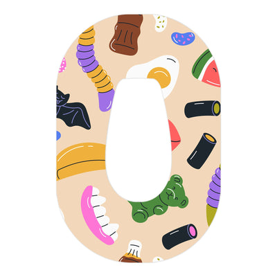 Candy Chaos Dexcom G6 Patch Tape - Pump Peelz