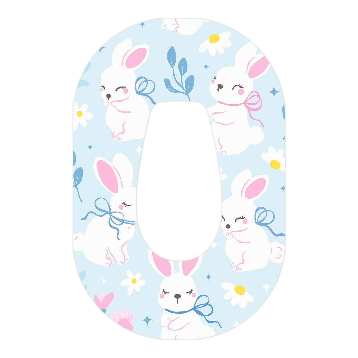 Sweet Bunnies Dexcom G6 Patch Tape - Pump Peelz