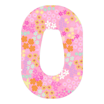 Pink Petals Dexcom G6 Patch Tape - Pump Peelz