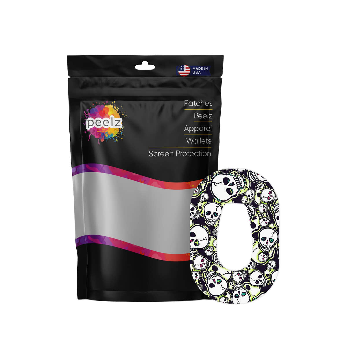 Bone Glow Dexcom G6 Patch Tape - Pump Peelz