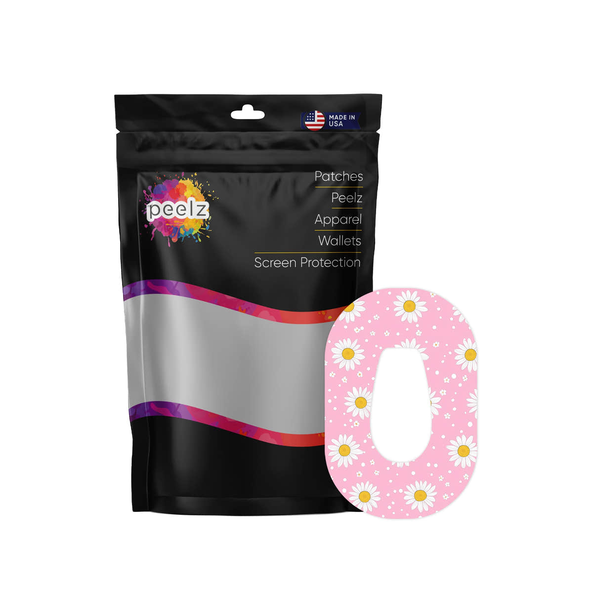 Spring Daisy Dexcom G6 Patch Tape - Pump Peelz