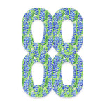 Blue Blooms Tape Designed for the DEXCOM G6