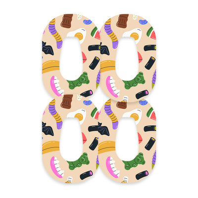 Candy Chaos Dexcom G6 Patch Tape - Pump Peelz