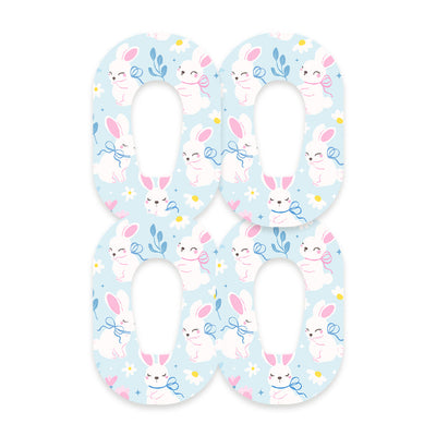 Sweet Bunnies Dexcom G6 Patch Tape - Pump Peelz