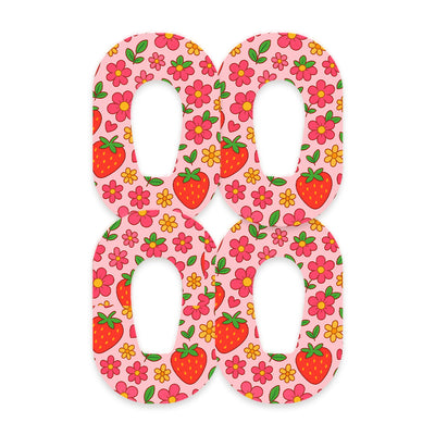 Strawberry Garden Dexcom G6 Patch Tape - Pump Peelz