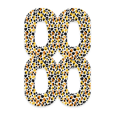 Golden Leopard Dexcom G6 Patch Tape - Pump Peelz