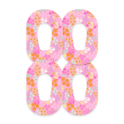 Pink Petals Dexcom G6 Patch Tape - Pump Peelz