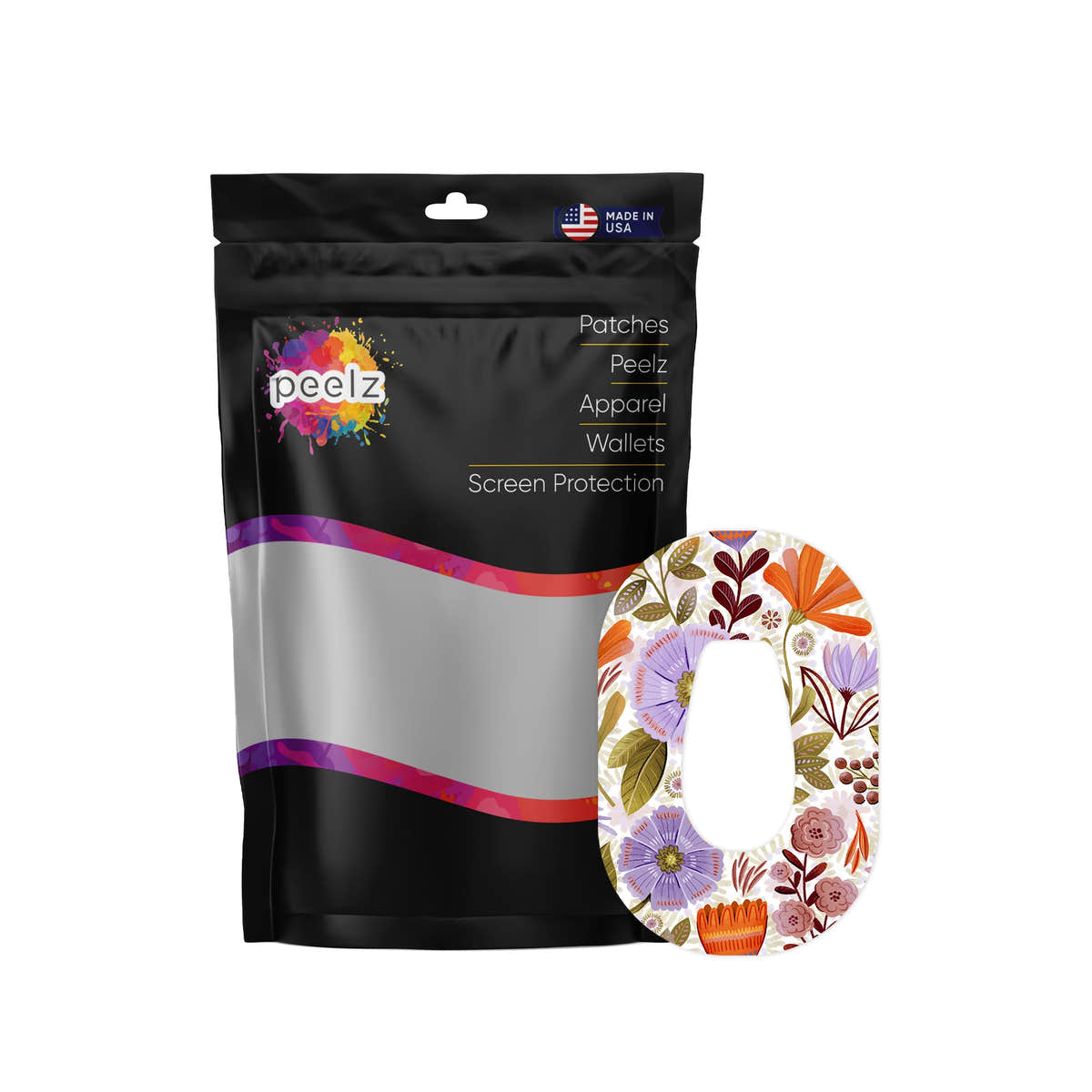 Autumn Meadow Dexcom G6 Patch Tape - Pump Peelz