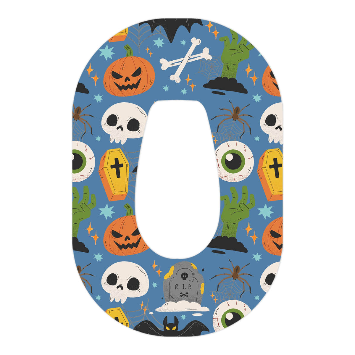 Spooky Night Dexcom G6 Patch Tape - Pump Peelz