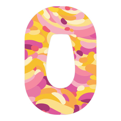 Jelly Swirl Dexcom G6 Patch Tape - Pump Peelz