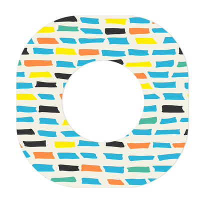Colorful Sticks Dexcom G7 and Stelo Patch Tape - Pump Peelz