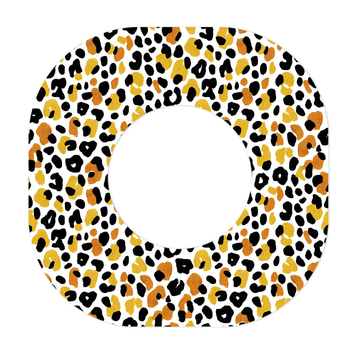Golden Leopard Dexcom G7 and Stelo Patch Tape - Pump Peelz