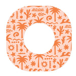 Terracotta Tides Dexcom G7 and Stelo Patch Tape - Pump Peelz