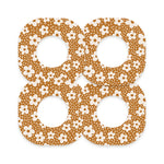 Caramel Daisies Dexcom G7 and Stelo Patch Tape - Pump Peelz
