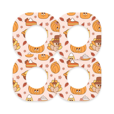 Cozy Harvest Dexcom G7 and Stelo Patch Tape - Pump Peelz