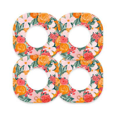 Blush Blossom Dexcom G7 and Stelo Patch Tape - Pump Peelz