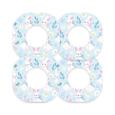 Sweet Bunnies Dexcom G7 and Stelo Patch Tape - Pump Peelz