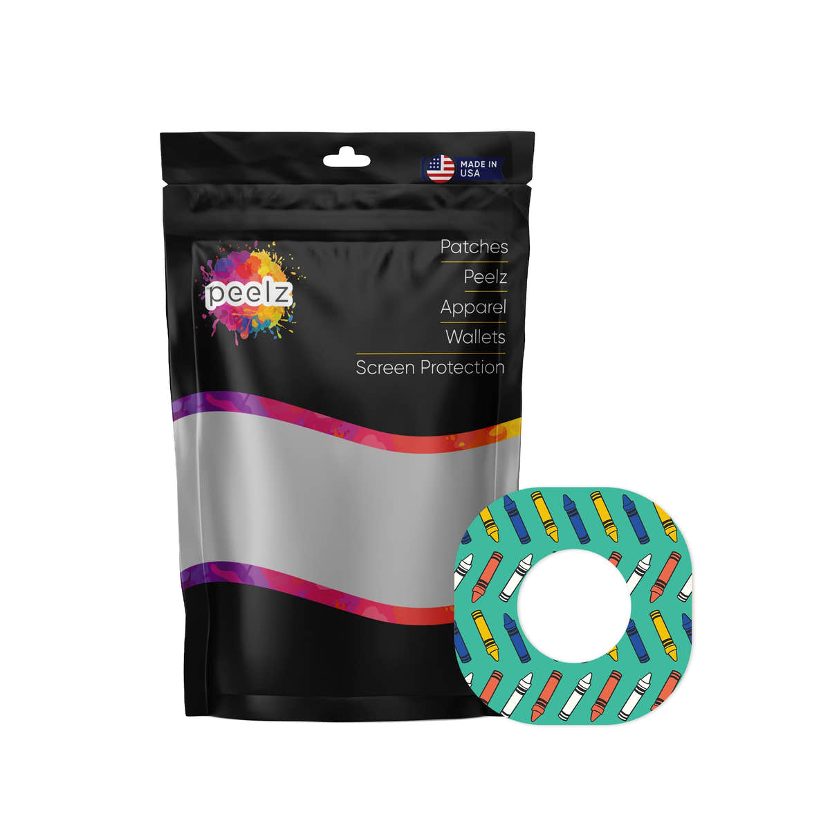 Crayon Pop Dexcom G7 and Stelo Patch Tape - Pump Peelz