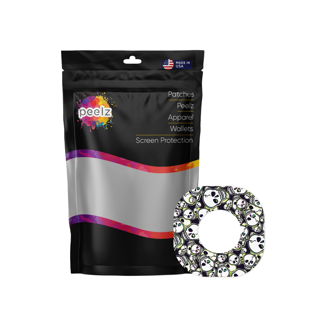 Bone Glow Dexcom G7 and Stelo Patch Tape - Pump Peelz
