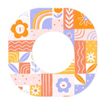 Wildflower Doodle Dexcom G7 and Stelo Patch Tape - Pump Peelz